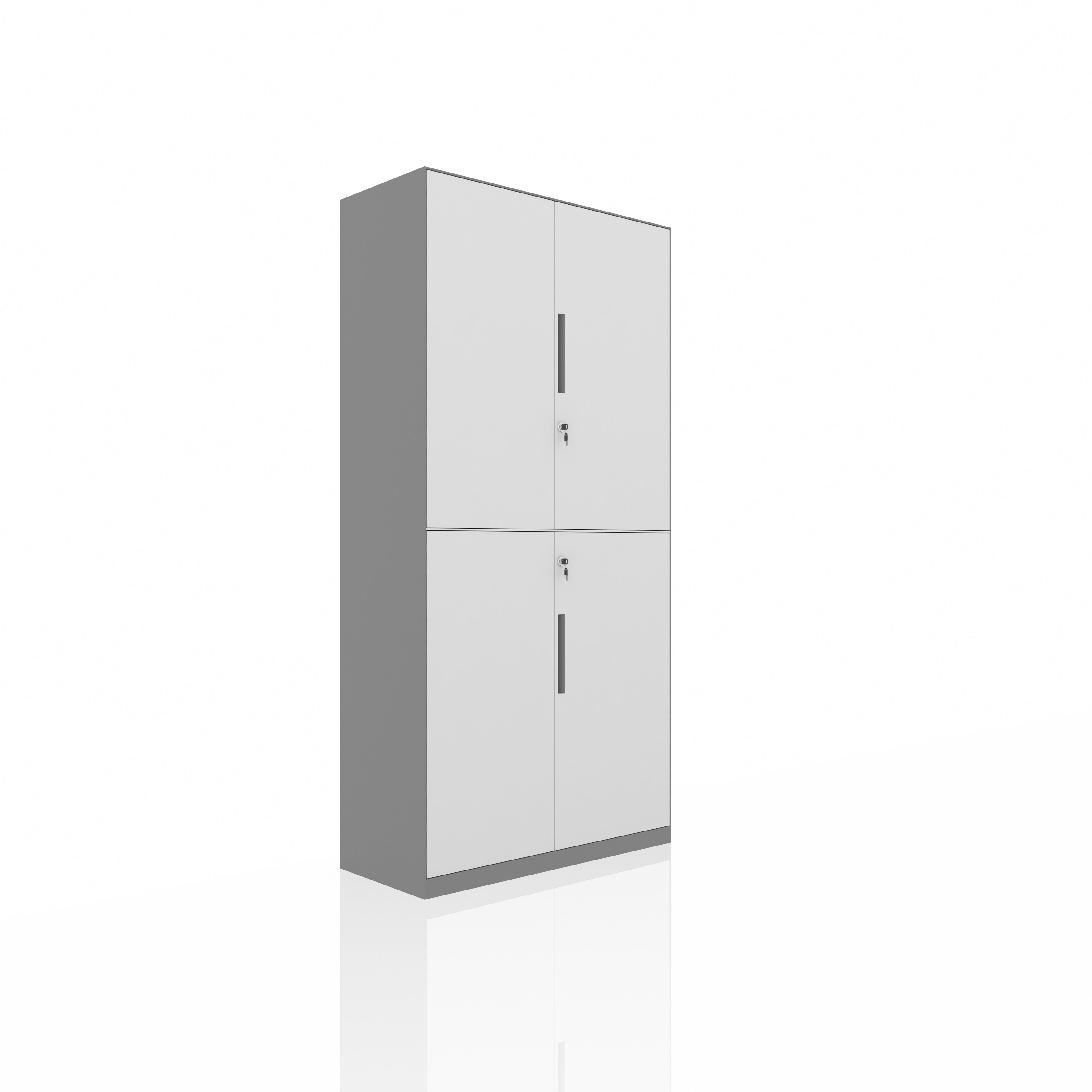 Hot Sale Office Home Furniture Two Section Hanging Door Office Storage Cabinets Steel Filing Cabinet