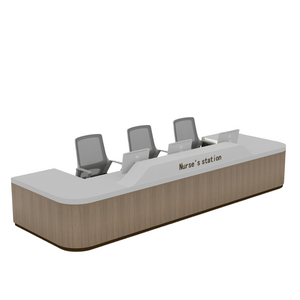 Customized Size Color Solid Surface Stone Hospital Reception Desk White Service Table/Cashier  Calling Station