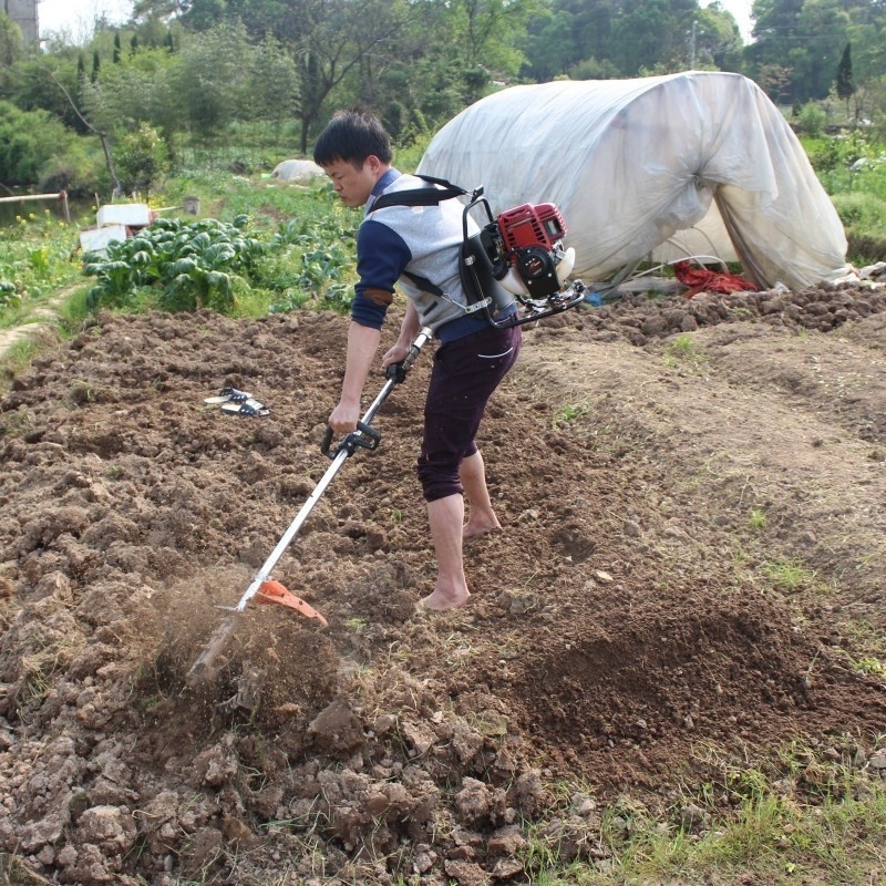 Robin type backpack gasoline petrol brush weed cutter Grass trimmer