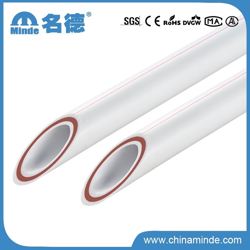 Minde Fiberglass Pipe for Hot Water and Cold Water PPR Composite  Pipe with Good Quality