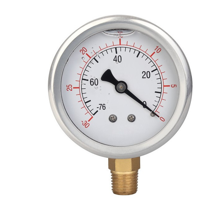 glycerin filled  pressure gauge