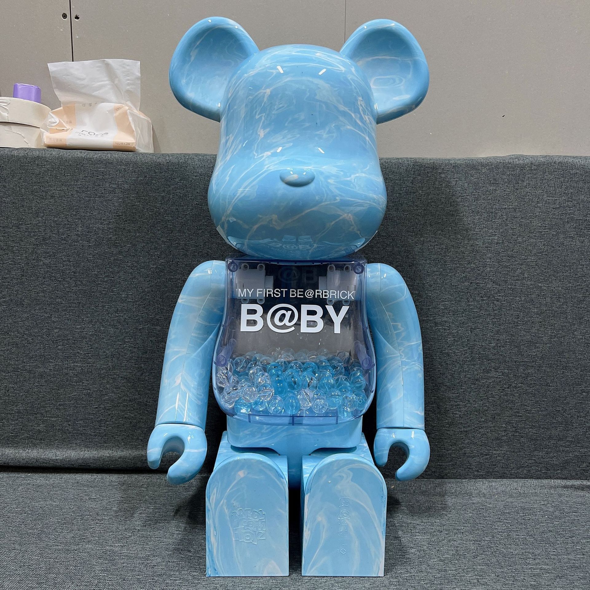 Bearbrick 1000% Starry Sky 2G Violent Bear Acrylic Box Decoration Trendy Toy Doll