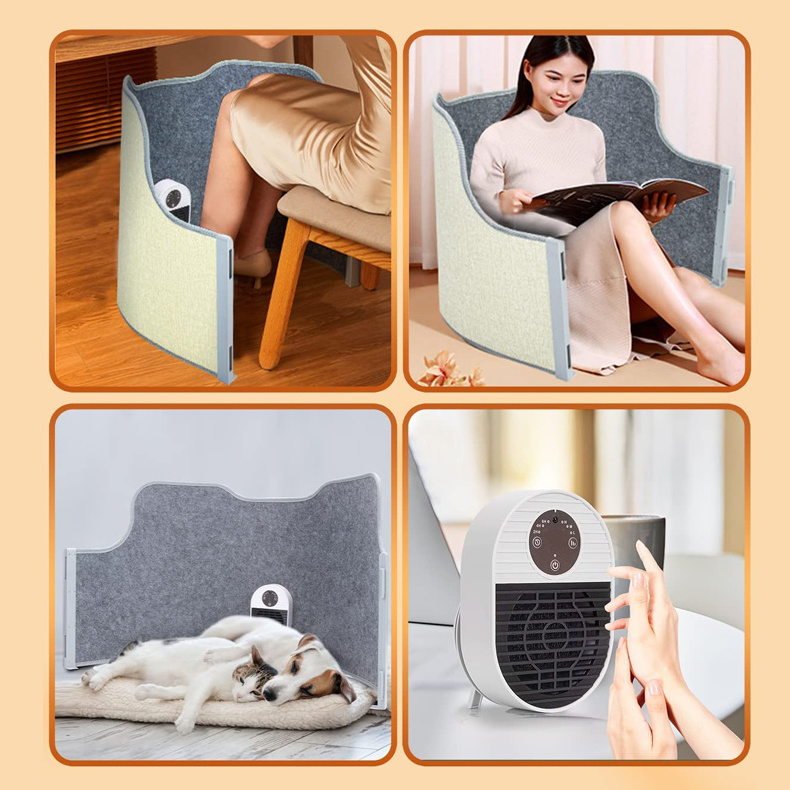 Portable Fast Heating Overheating Protection Wall Mounted Fan Heater Calentador de ventilador