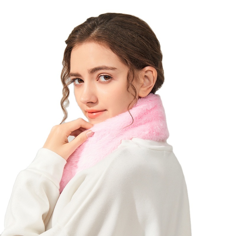 Heated Scarf Washable Portable Heating Scarves Usb Battery Rechargeable Skiing Hot Fever Neckerchief Muffler Luxury Scarfs Women