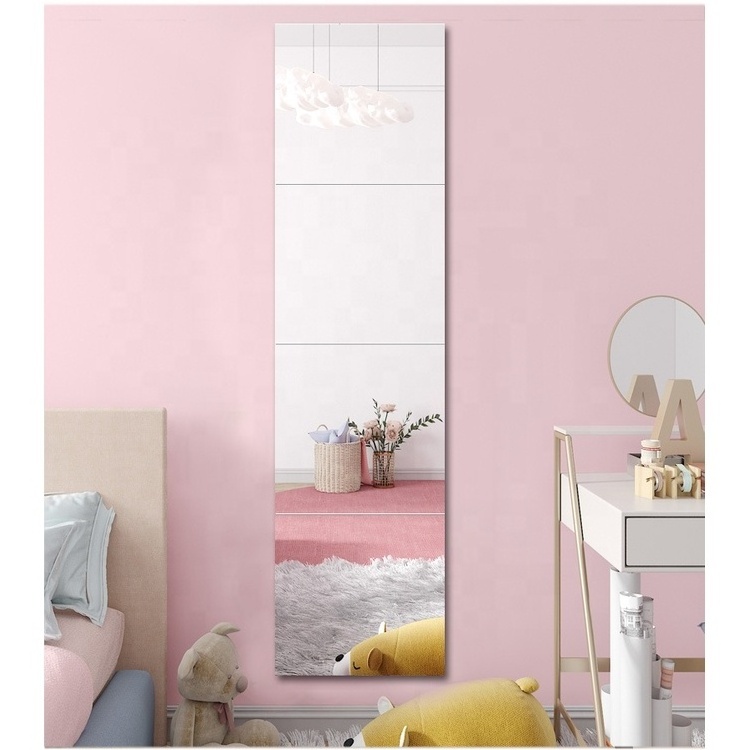 full length mirror  Cheap Good Sale Elegant Stick on Wall Mirrors for Decoration