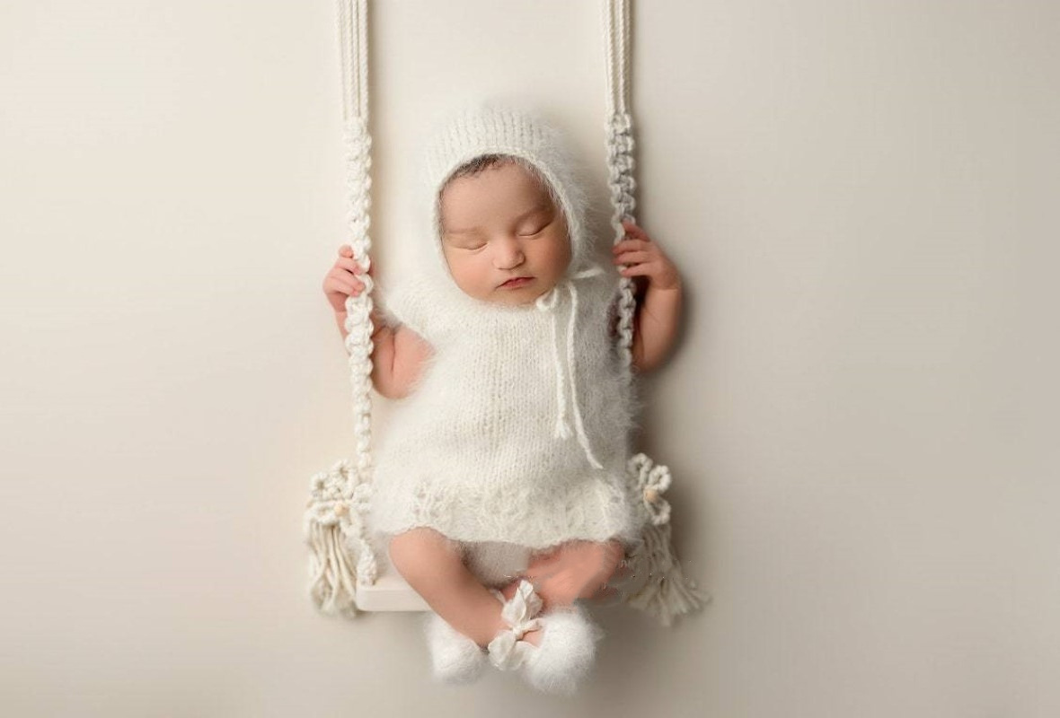 Customized Newborn Original Photography Props Hundred Days Baby Supplies Hanging Rope Swing