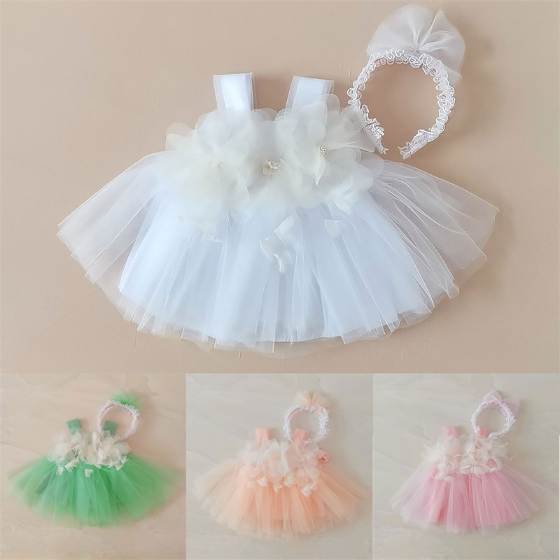 MXRPROPS  Photography Clothing Newborn Baby Girl Lace Princess Dress Tutu Skirt Baby Dresses