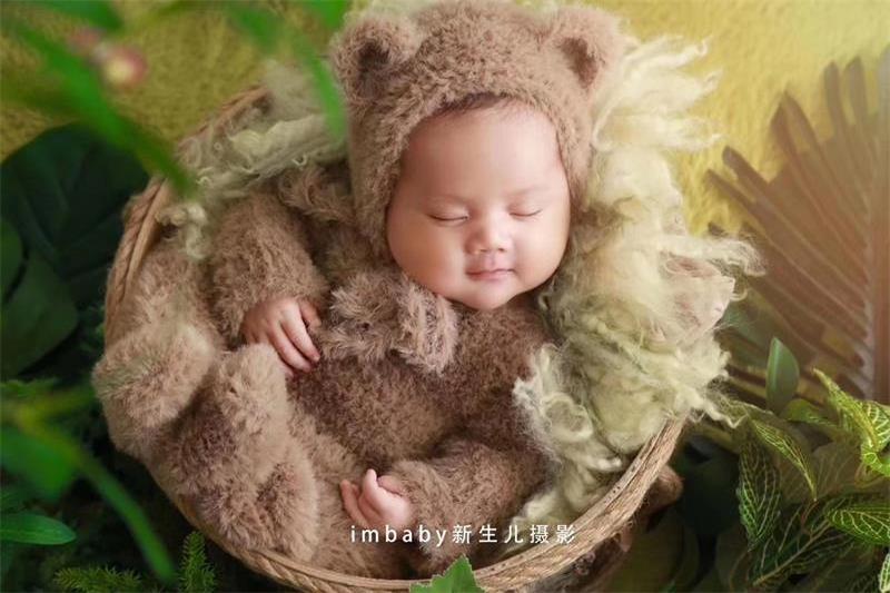 MXRPROPS Hot Sale Wholesale Cute Baby Girl Boutique Clothing 2022 Baby Bear Knitted Suit