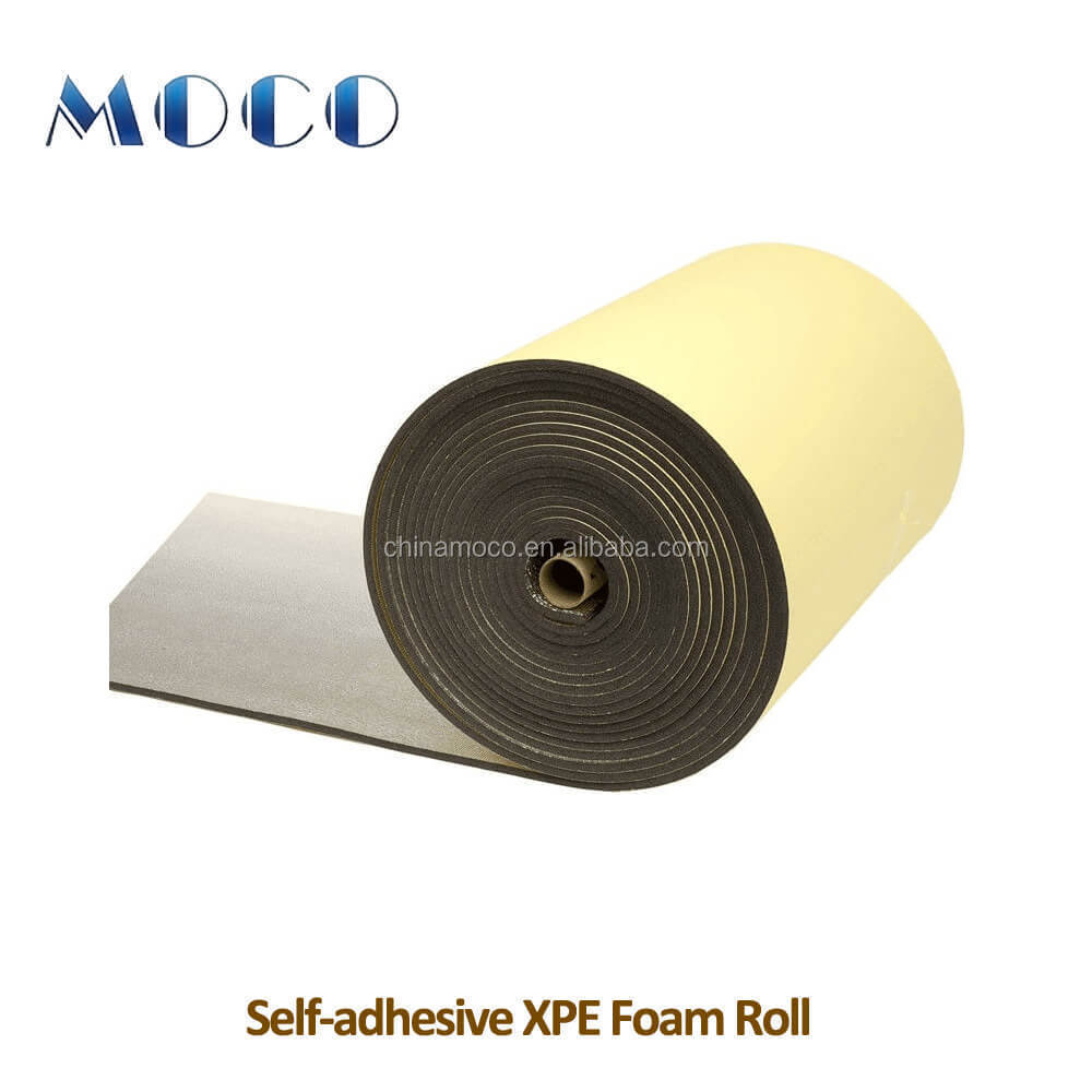 Self-adhesive Rubber Foam Sheets Insulation with Aluminum Foil aluminium foil thermal insulation foam sheet insulation foam roll