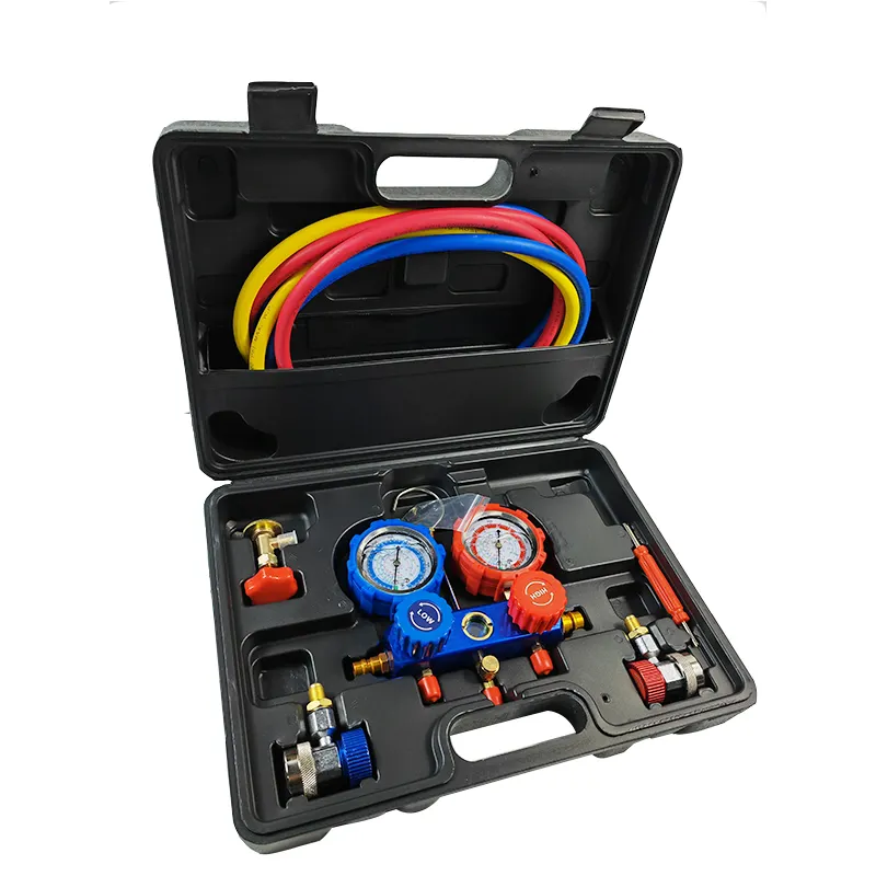 Wholesale Digital Hvac 4 way manifold gauge  Refrigerant Pressure Gauge Set hvac system gauge kit