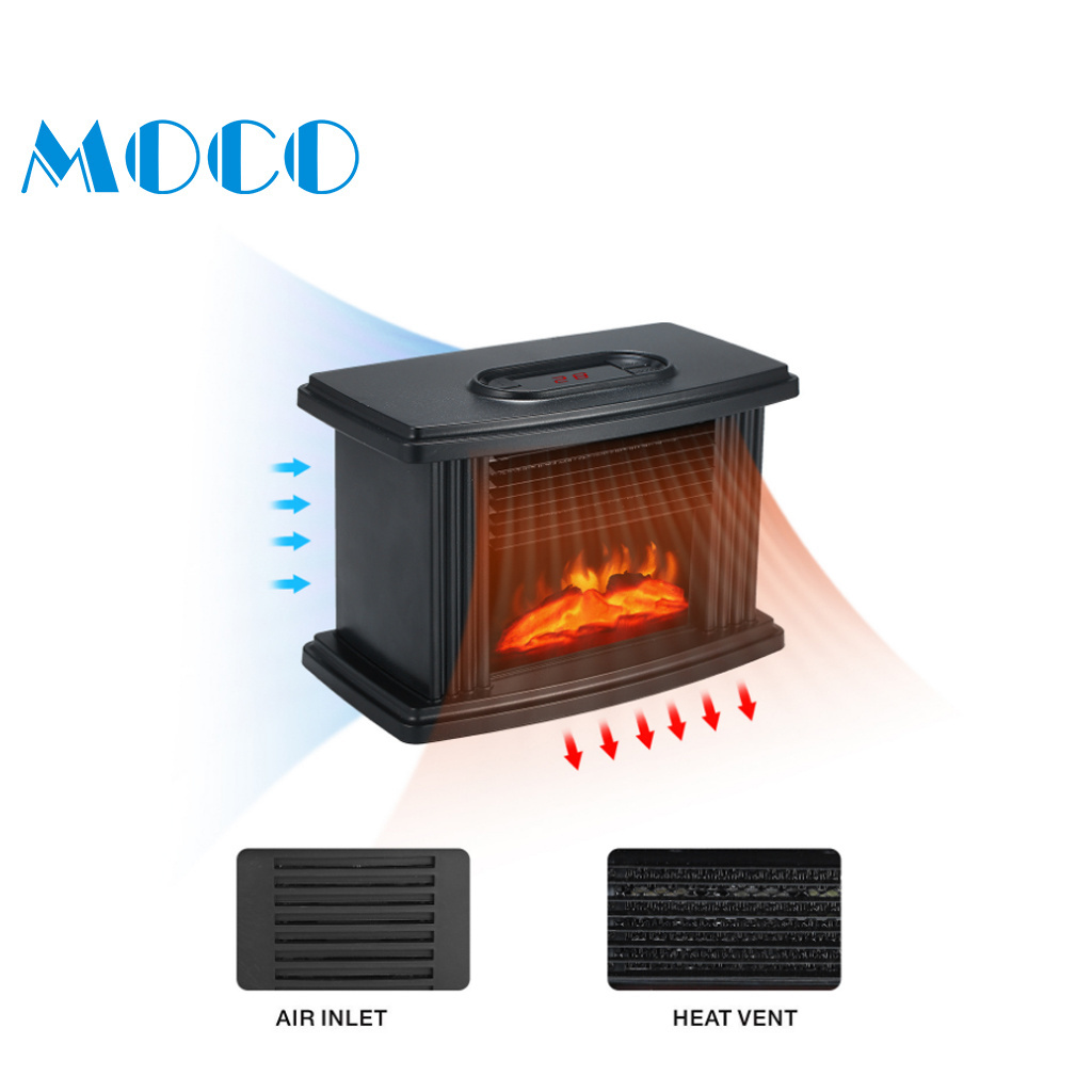 Fireplace design desktop portable space heater mini electric fire place heaters