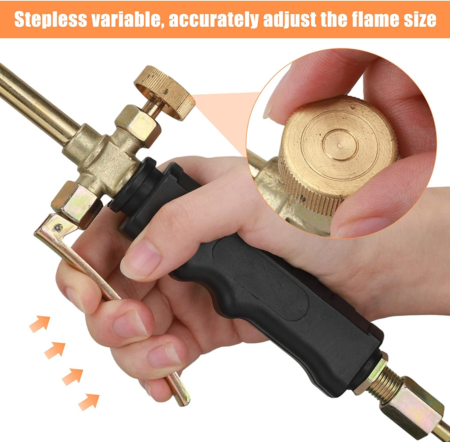 Tig Accessories Industrial Grade Liquid Petroleum Gas Blowtorch Burner Weed Control Torch 35mm Flamethrower Camping Welding BBQ