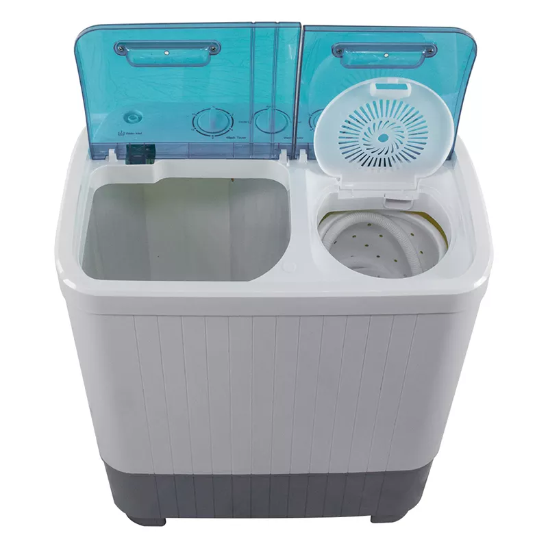 Mini Automatic Washing Machine Has Two Tub For Washing Clothes With Spin Dryer