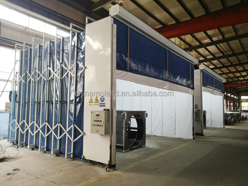 Polishing Grinding Room Dust Control Booths / Fume Cleaner / Dust Collector For Large Workpiece Grinding