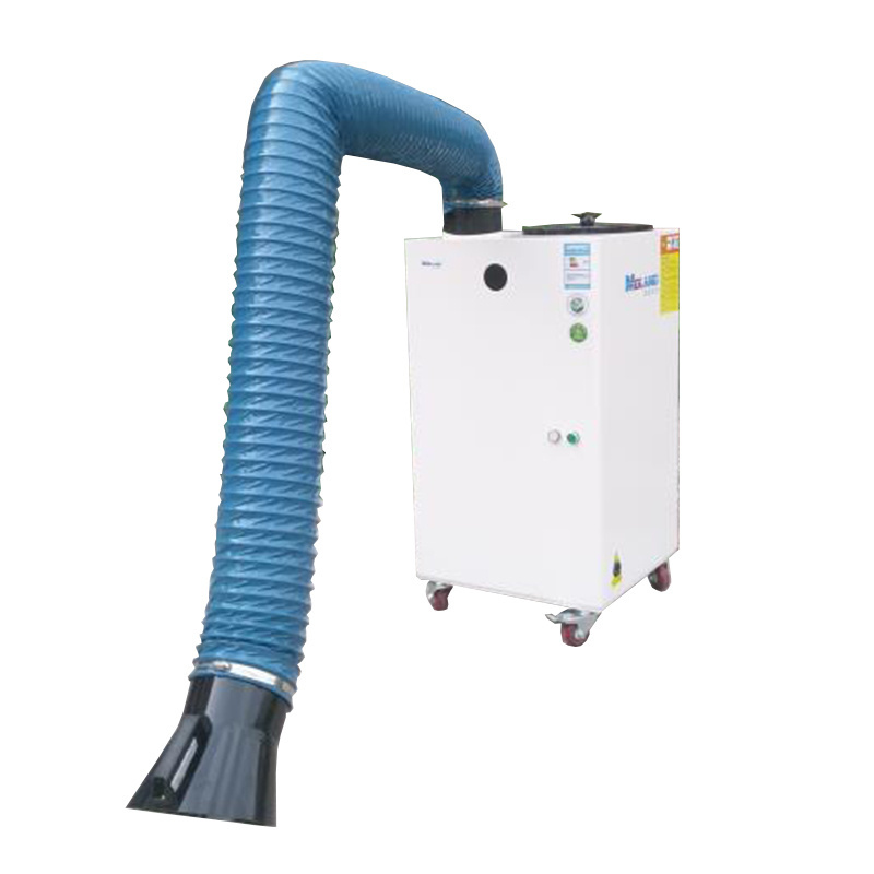 High Efficient Industrial Mobile Portable Dust Collector Welding Smoke Fume Extractor For Laser Smoke