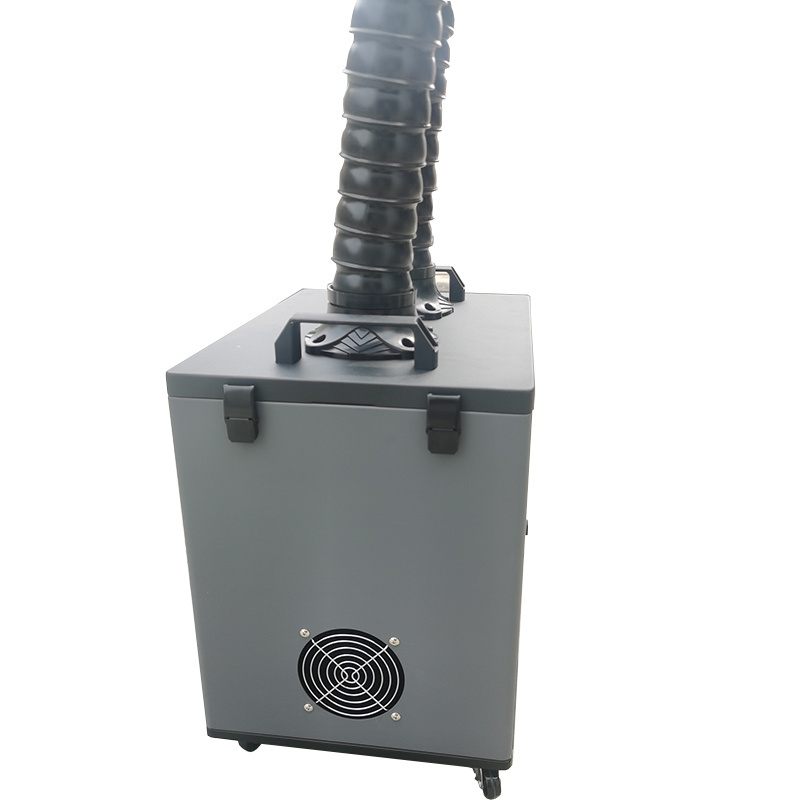 Nail / Dental Vacuum Dust Collector Mobile Welding Fume Extractor Welding Fume Extraction Soldering Smoke Absorber