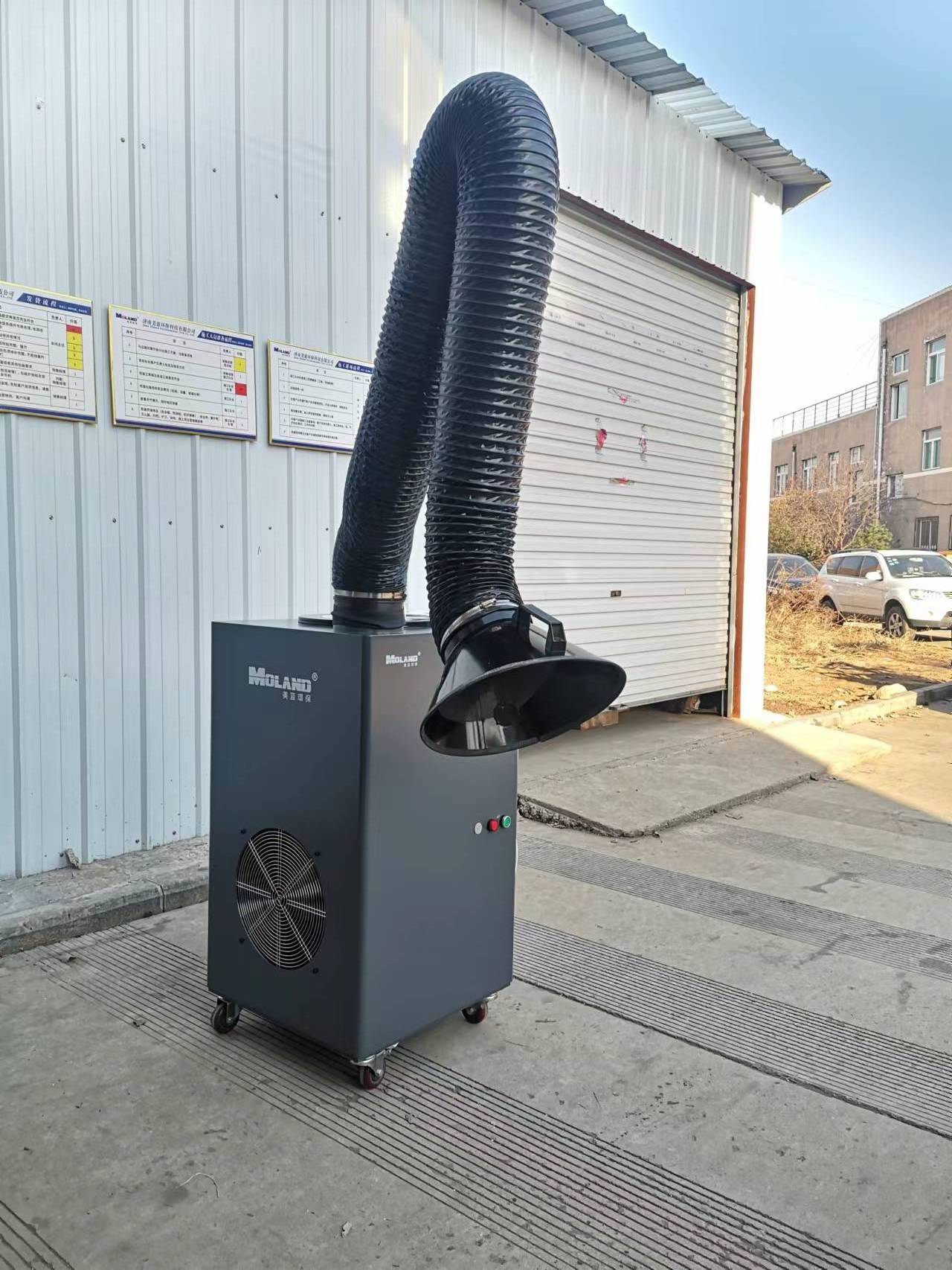 High Efficient Industrial Mobile Portable Dust Collector Welding Smoke Fume Extractor For Laser Smoke