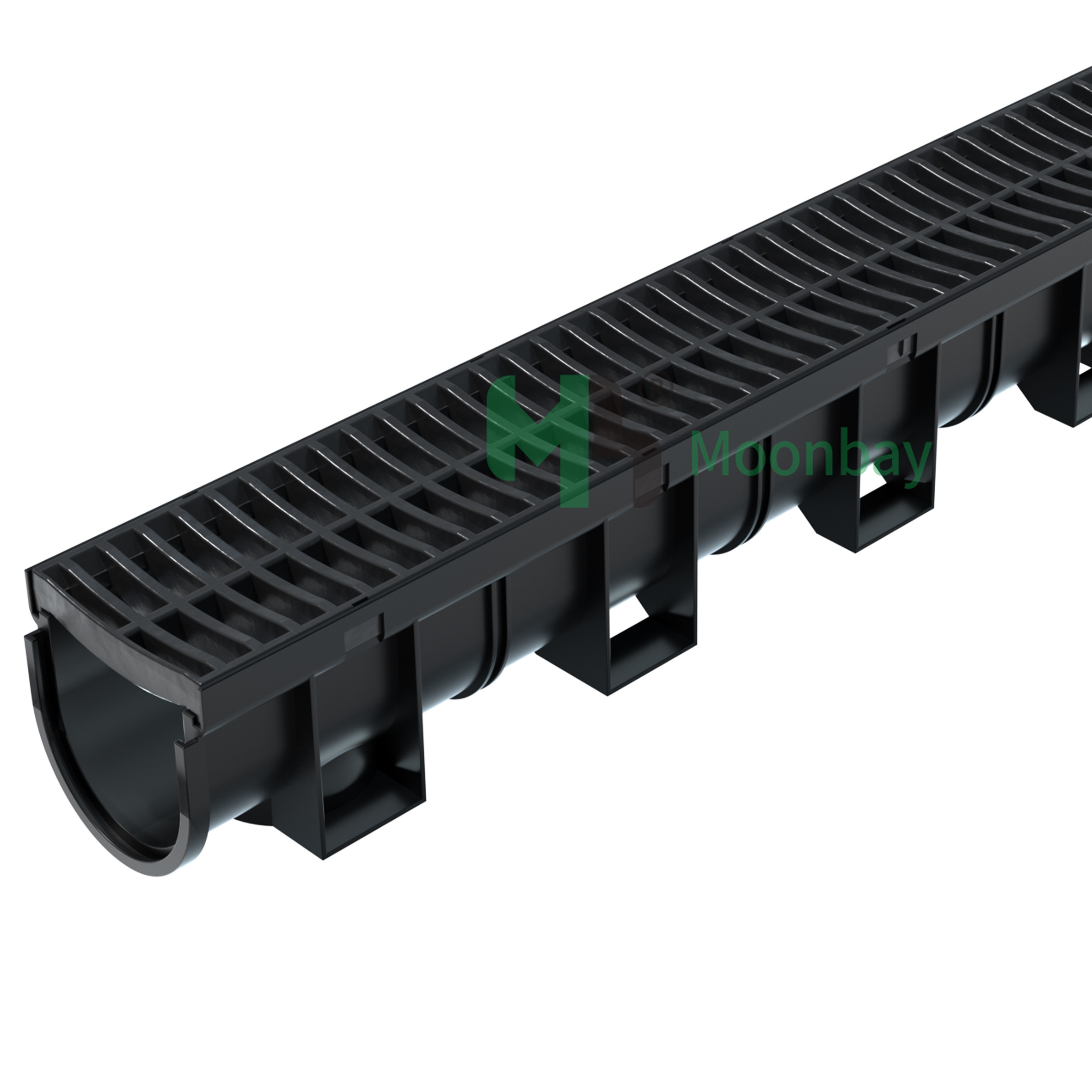 Trench Drain System Plastic channel Drainage grate Polymer concrete drain channel