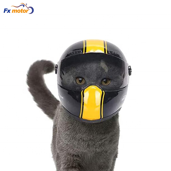 Hot Sale Motorbike Motocross Safety Plastic Pet Helmet For Dog Cats