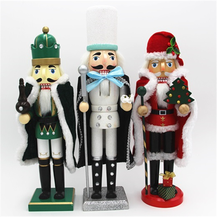 Mixed order Wooden Award Indoor Christmas Decoration Resin 6ft 38cm Nutcracker Soldier