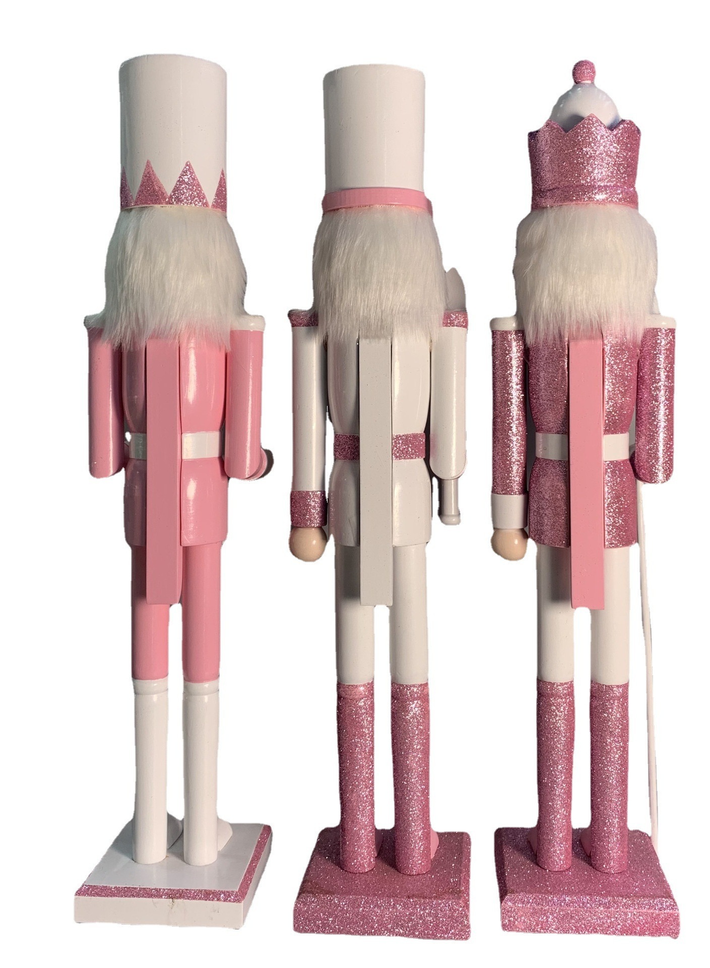 M58393 50cm Wholesale Christmas home decorations pink large Life size 6ft nutcrackers