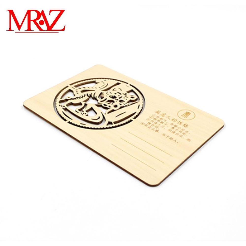 wholesale cheap price good veneer blank wood gift business name card