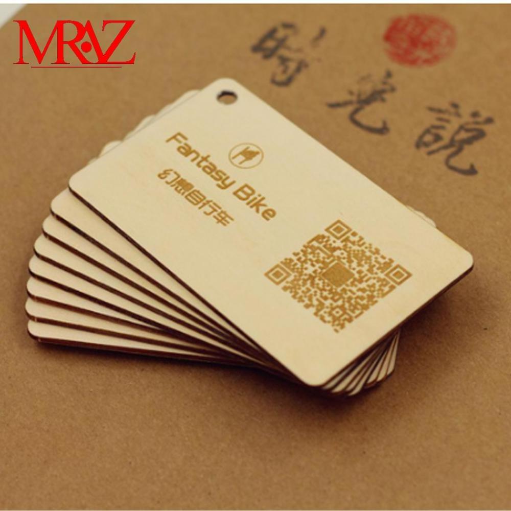 wholesale cheap price good veneer blank wood gift business name card