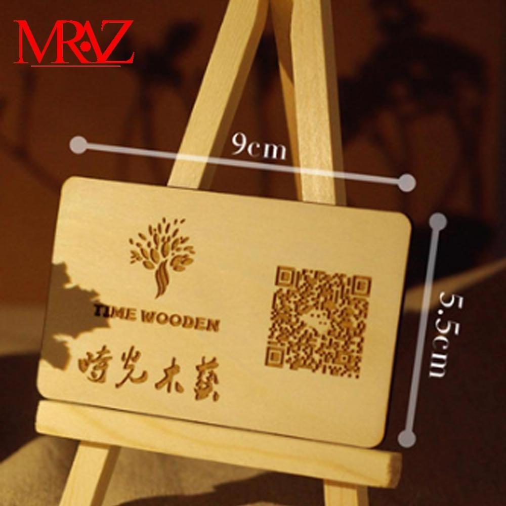 wholesale cheap price good veneer blank wood gift business name card