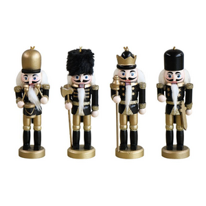 M58549-12 12cm small mini Christmas Tree decoration nutcracker soldier wooden toy soldiers