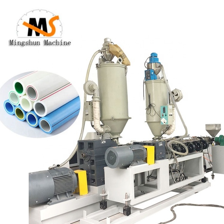 Plastic Pipe Extrusion Production Line HDPE PP PPR Tube Making Machine