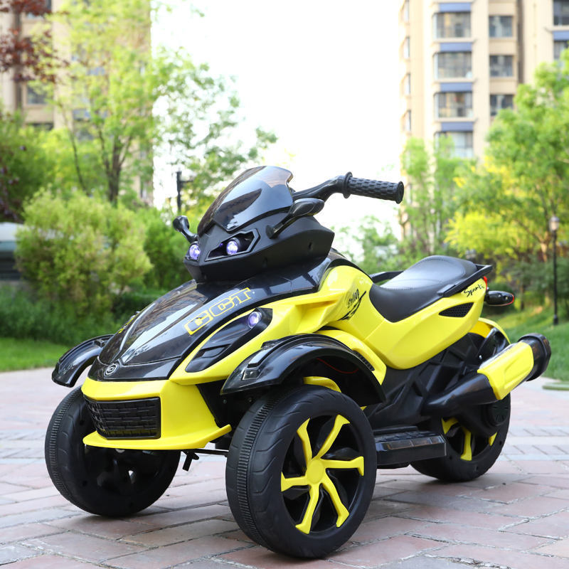 Factory Sales Good Quality Baby Ride On Bike Toy 3 Wheels Plastic Battery Power Kids Electric Motorcycle