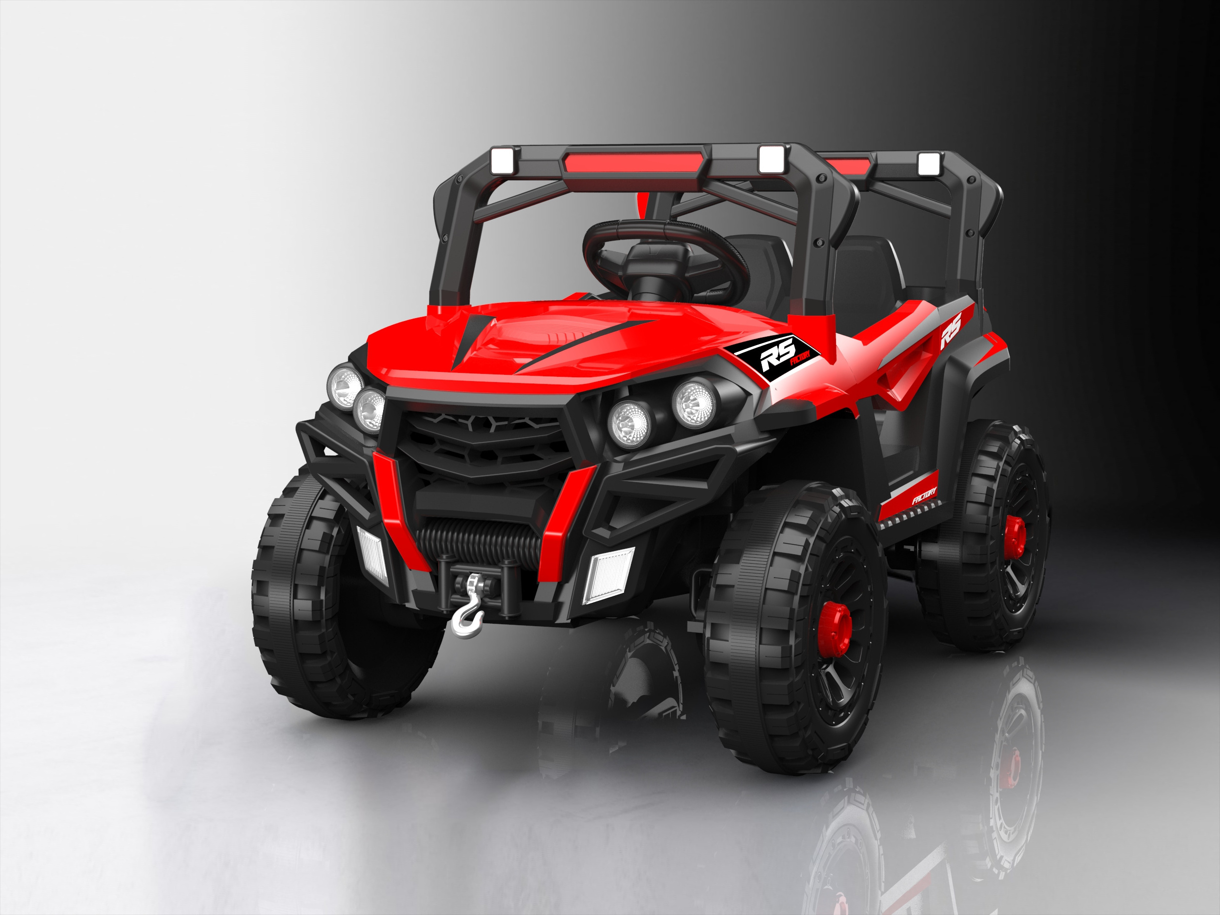 Children's Electric Car Four-Wheel Drive Off-Road Bicycle With Remote Control Can Sit Adults And Children Baby Toy Car