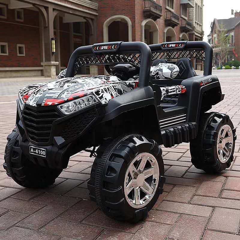 Tank four wheels can sit adult toy car remote control four-wheel drive off-road children's electric vehicle ride on car