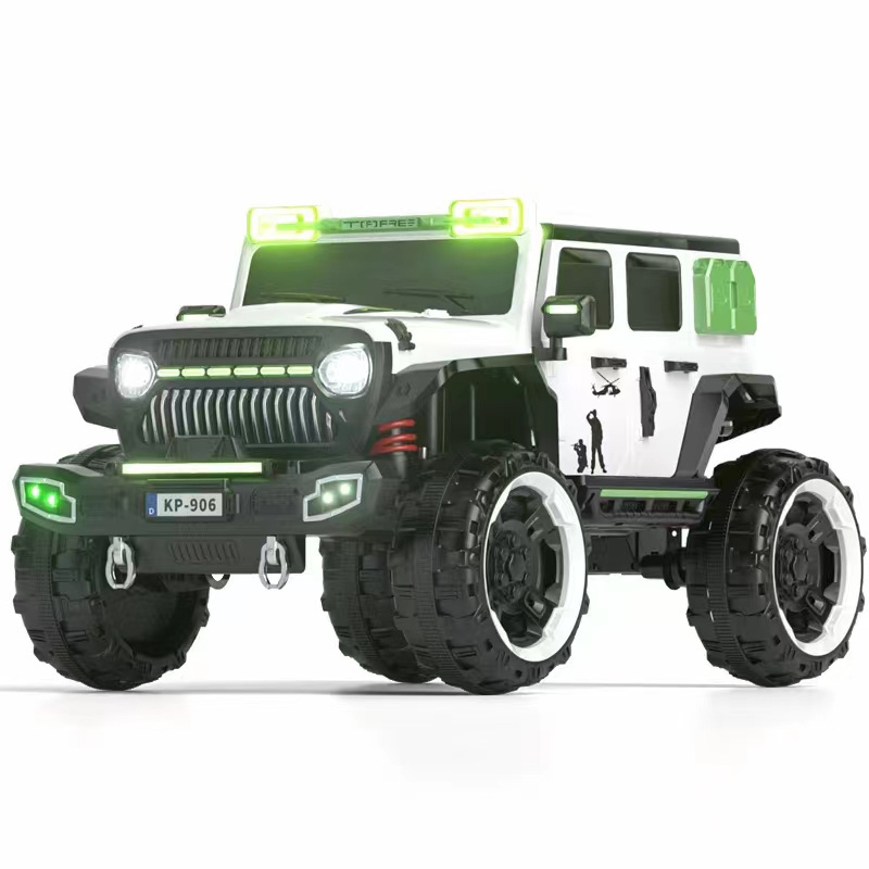 Children's electric car four-wheel large battery 12V children's electric toy car riding armored car