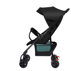 Baby Stroller Lightweight Folding Simple Umbrella Cart Can Sit and Lying Baby Child Summer Travel Young Children Trolley