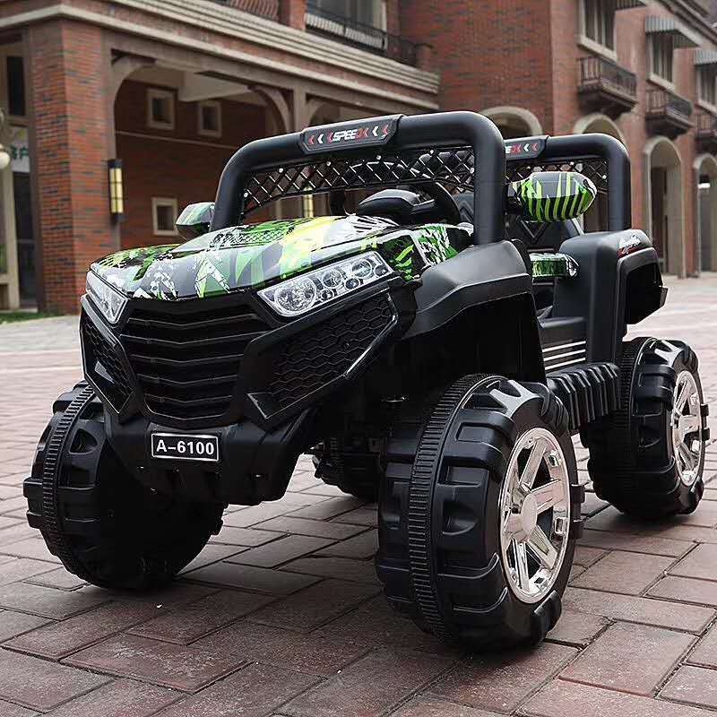 Tank four wheels can sit adult toy car remote control four-wheel drive off-road children's electric vehicle ride on car