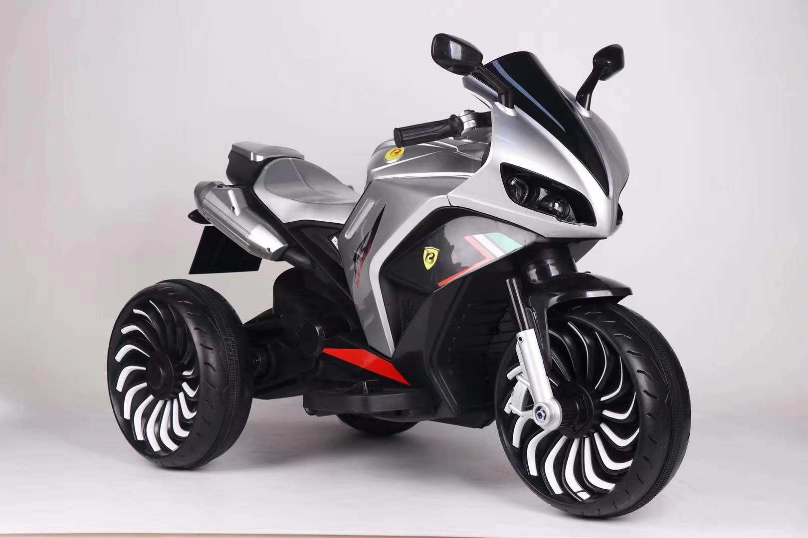 New children's motorcycle 12V380 dual drive colorful lights 12V4.5AH large battery children's electric motorcycle