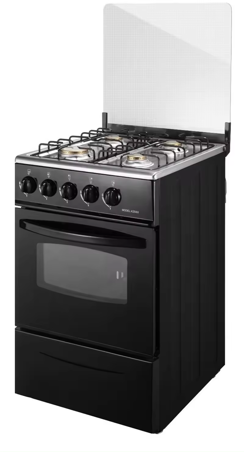 OEM Best Freestanding 4 burner stove gas cooking range cooker with pizza oven and grill for backery