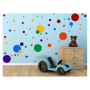 Myway Polka Dots Wall Decals Easy to Peel&Stick Wall Stickers for Kids Room Dot Decor Round Wall Stickers Pegatinas Para Pared