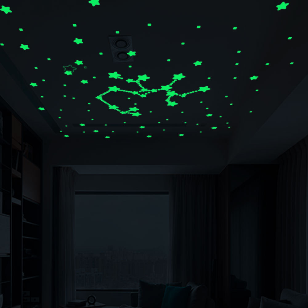 Glowing in The Dark Stars for Ceiling Star Decorations for Bedroom Kids Boys Girls Room Decor Glow in The Dark Wall Stickers