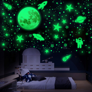 Dark Stars for Ceiling, Glowing Stars and Planets  Decoration for Kids Room Home Glow  Luminous Stickers