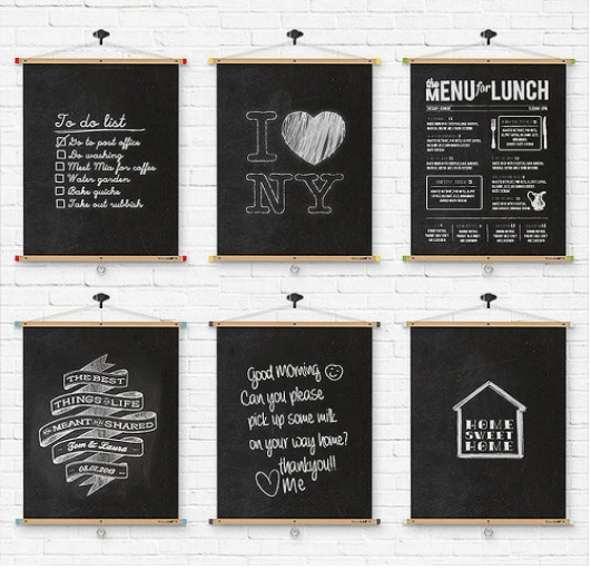 Large Peel and Stick Wall Decal Adhesive Chalkboard Paper