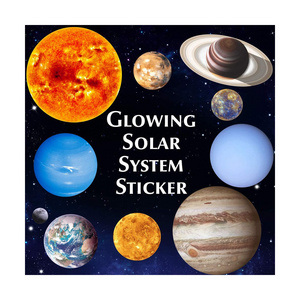 Hot Sale Glow In The Dark Stickers Solar System Wall Stickers For Kids Room Decorate