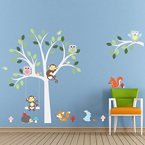 Myway removable 3d decorative kids baby children's bedroom wall stickers for kids room