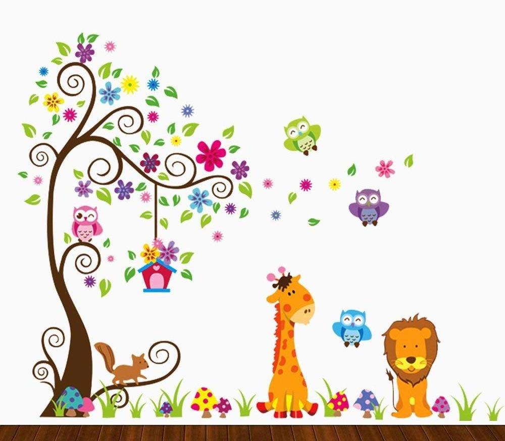 Myway removable 3d decorative kids baby children's bedroom wall stickers for kids room