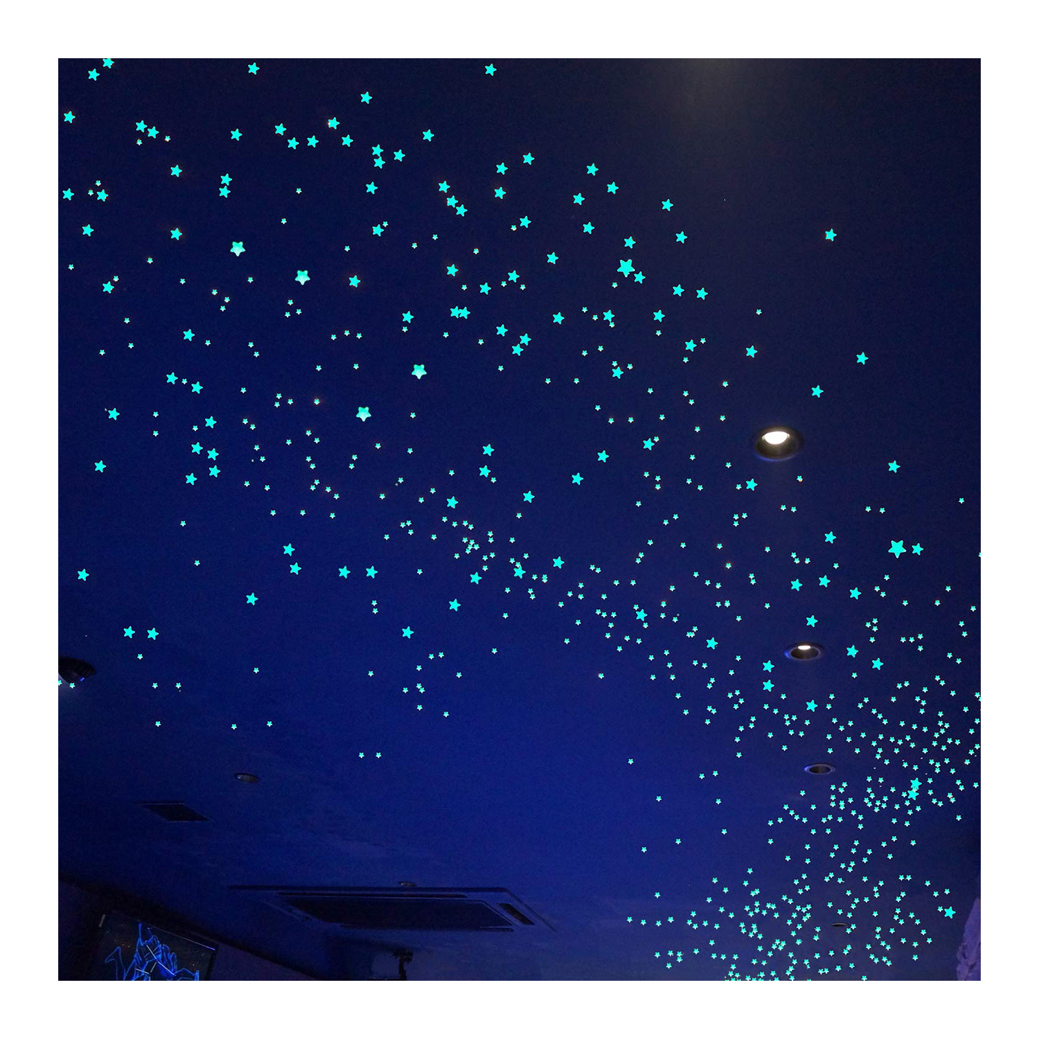 Myway 3D Luminous Stars Glow in The Dark Decals Decor for Ceiling Wall Stickers For Kids Room Gifts