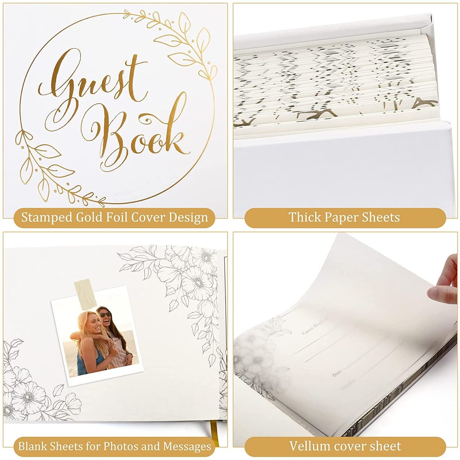 Wedding Guest Book 10x8