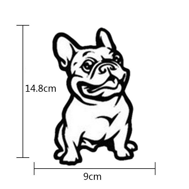 Myway Self-adhesive Vehicle Decoration Dog Car Decals Sticker,Car Body Sticker Design