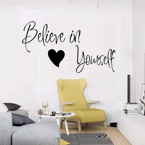 Wall Stickers for Bedroom and Living Room Decal Vinyl Inspirational Wall Decals Words Letters Stickers