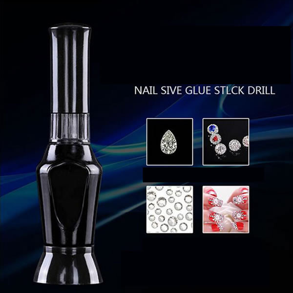 10ML Fast Dry Sticky Drill Jewelry Strong Adhesive Stone Nail Gel Glitter 3D crystal Diamond Nail Glue For Rhinestones